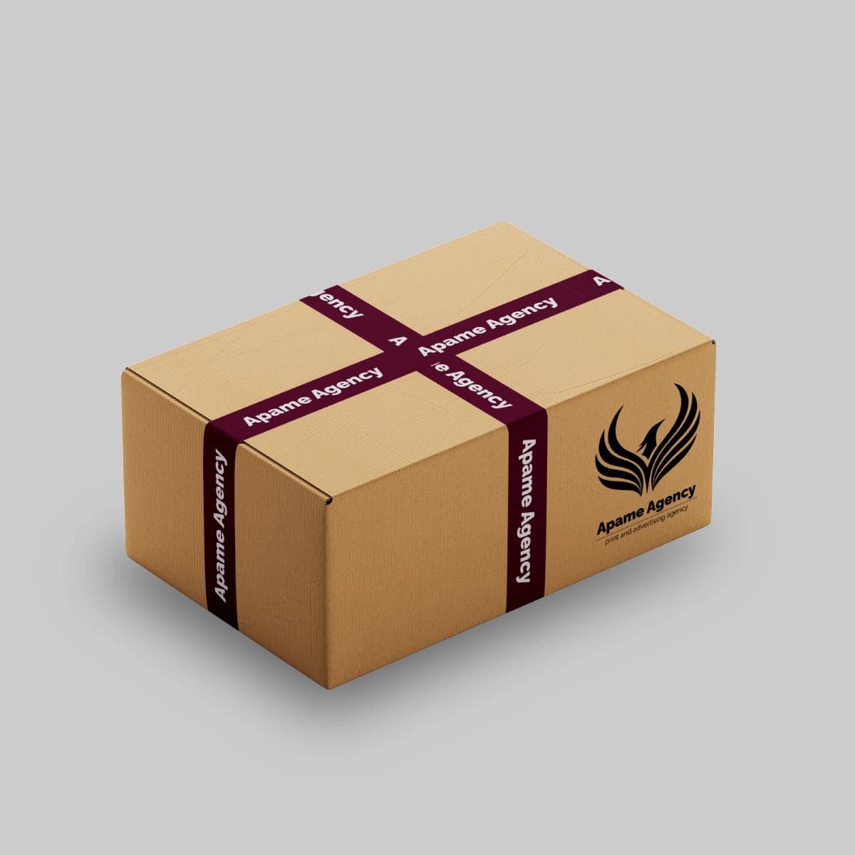 چاپ کارتن پستی و ساده با طرح سفارشی